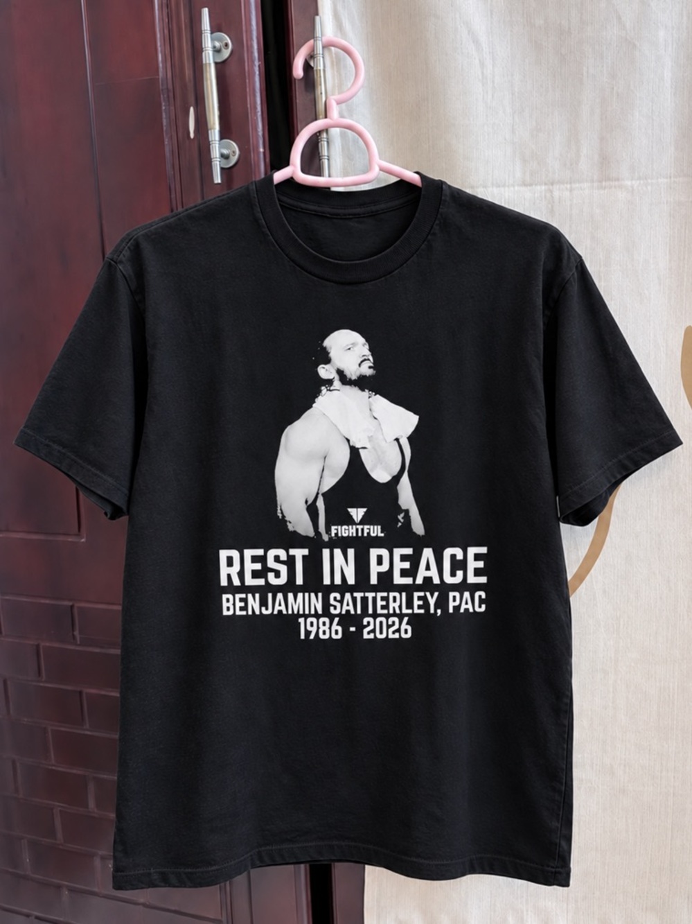 Rest In Peace PAC Benjamin Satterley Memorial Black Tee